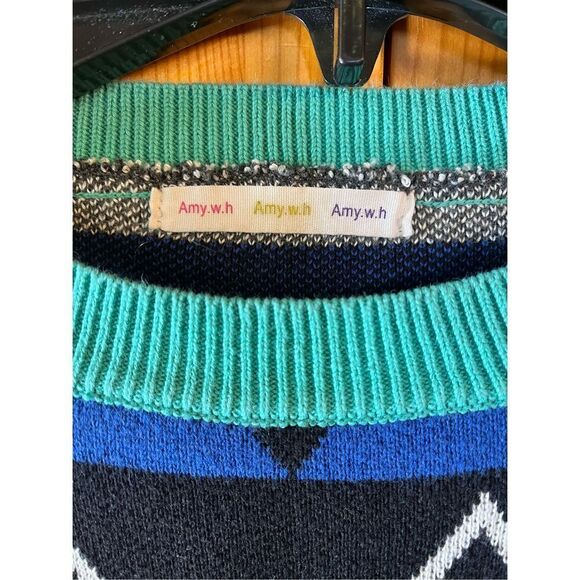 Amy.w.h. Geometric Sweater long sleeves (2716)Read - Picture 3 of 6